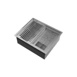 آبچکان استیل توکار مربعی 50*40 سانتی رامون کد RA45 - تصویر 2