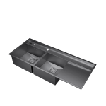 سینک دو لگن سینی دار رامون مدل RS320DT - تصویر 2